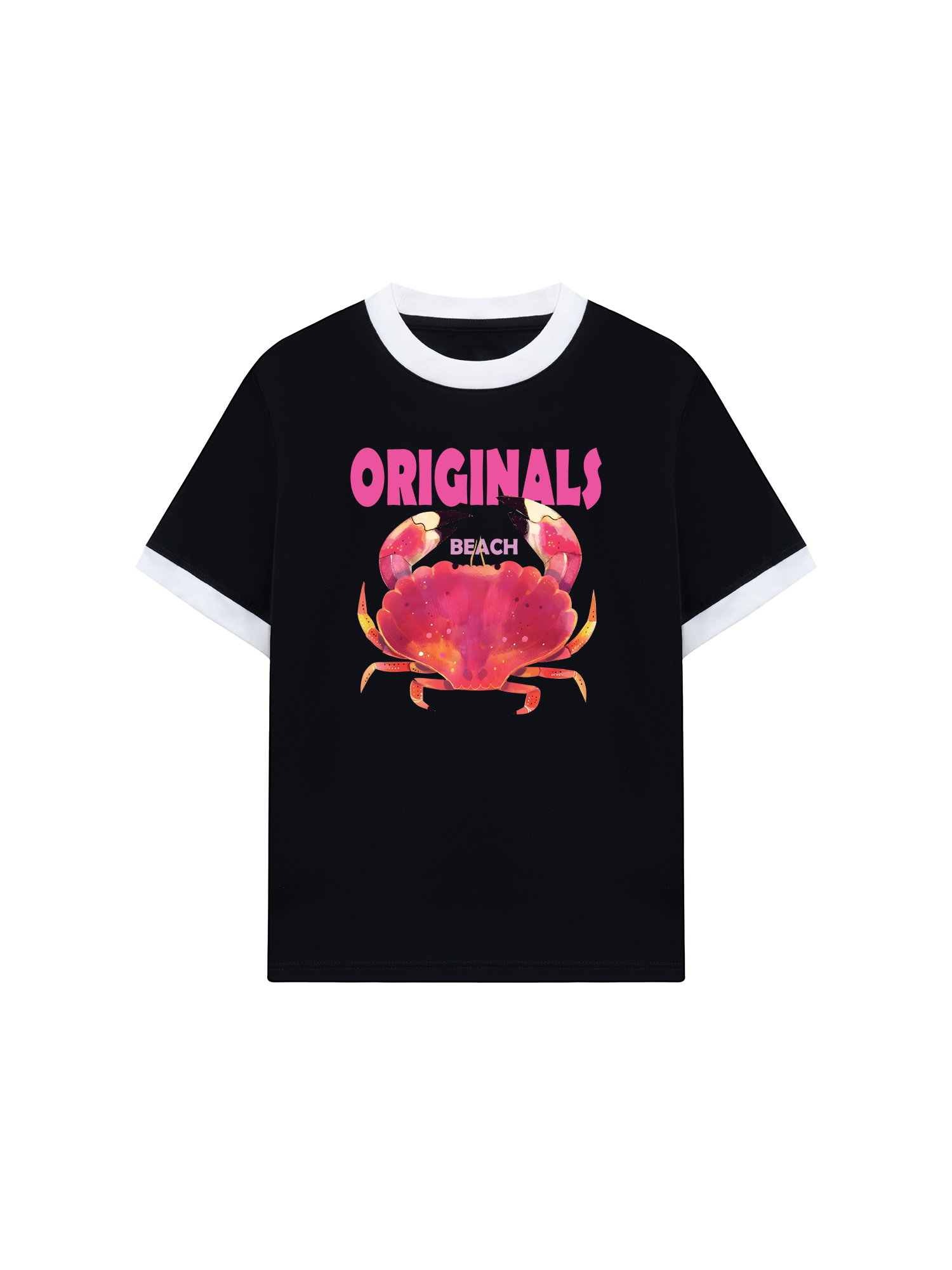Áo Thun Ringer Relaxed Fit Summer Vibes Originals Beach