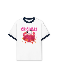 Áo Thun Ringer Relaxed Fit Summer Vibes Originals Beach