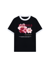 Áo Thun Ringer Relaxed Fit Summer Vibes Pink Floral