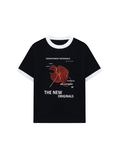 Áo Thun Ringer Relaxed Fit Summer Vibes Red LOve