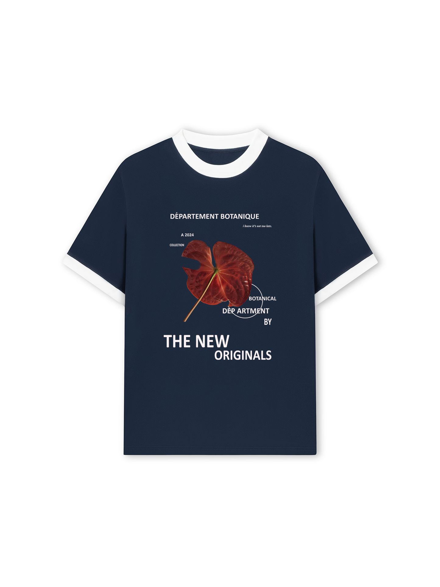 Áo Thun Ringer Relaxed Fit Summer Vibes Red LOve