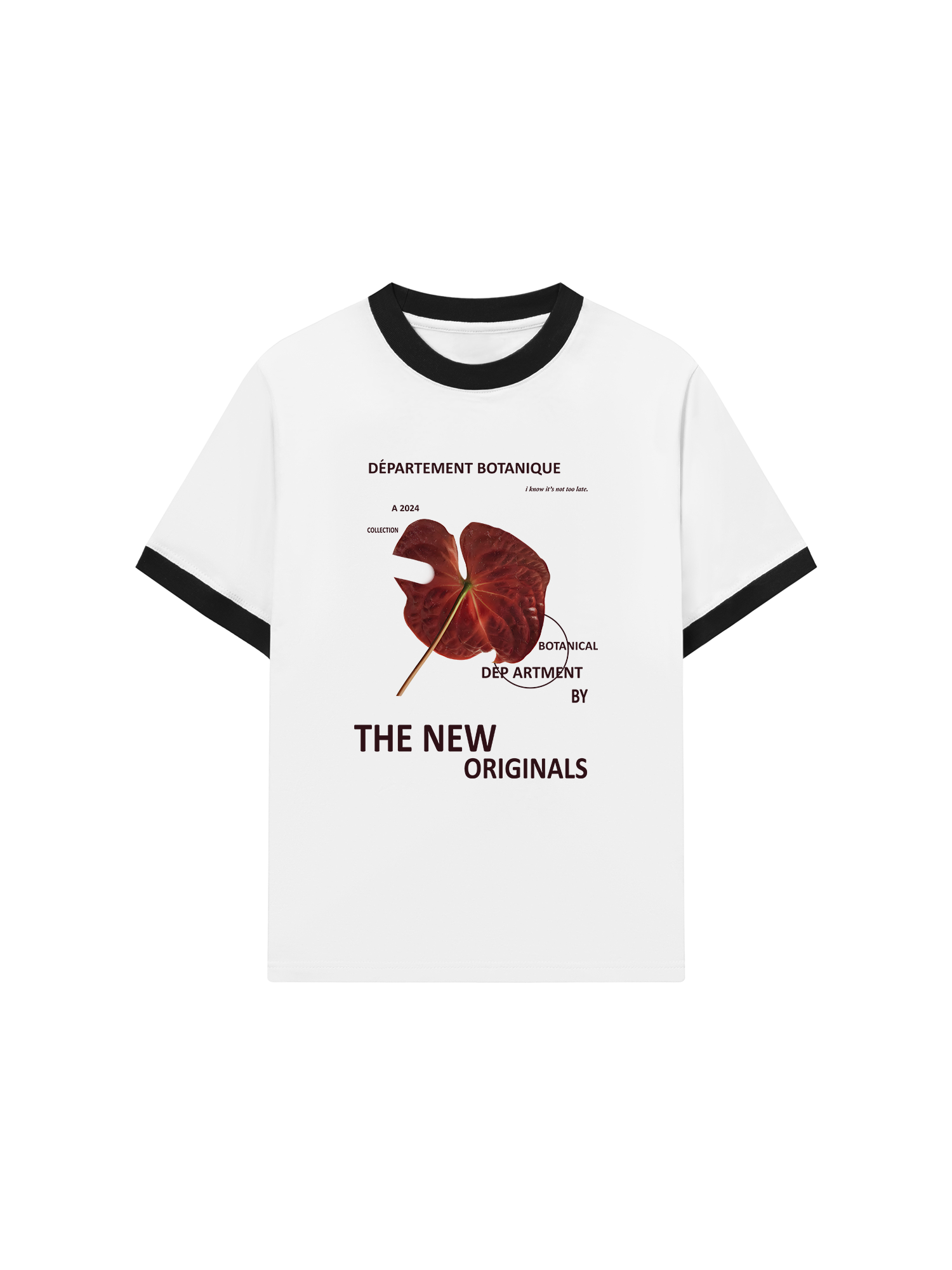 Áo Thun Ringer Relaxed Fit Summer Vibes Red LOve