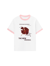 Áo Thun Ringer Relaxed Fit Summer Vibes Red LOve