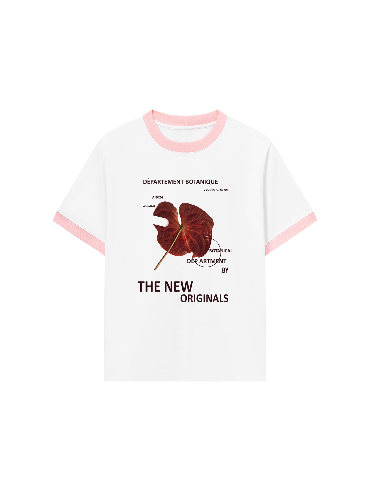 Áo Thun Ringer Relaxed Fit Summer Vibes Red LOve