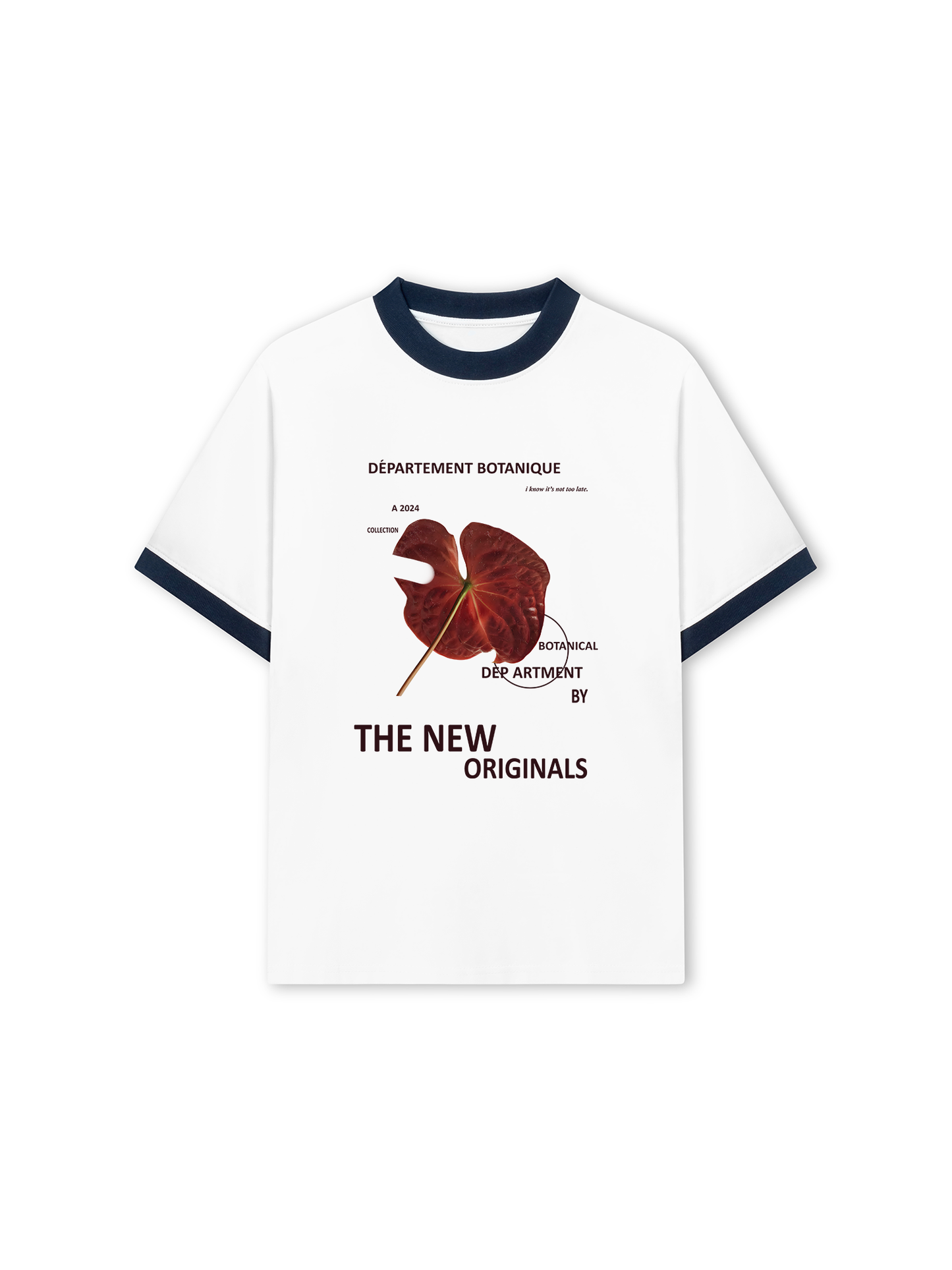 Áo Thun Ringer Relaxed Fit Summer Vibes Red LOve