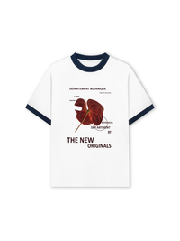 Áo Thun Ringer Relaxed Fit Summer Vibes Red LOve