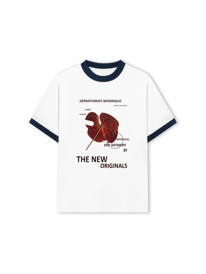 Áo Thun Ringer Relaxed Fit Summer Vibes Red LOve