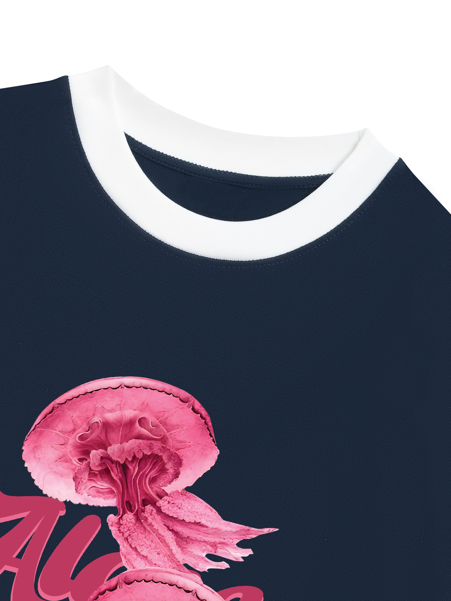 Áo Thun Ringer Relaxed Fit Summer Vibes Aloha