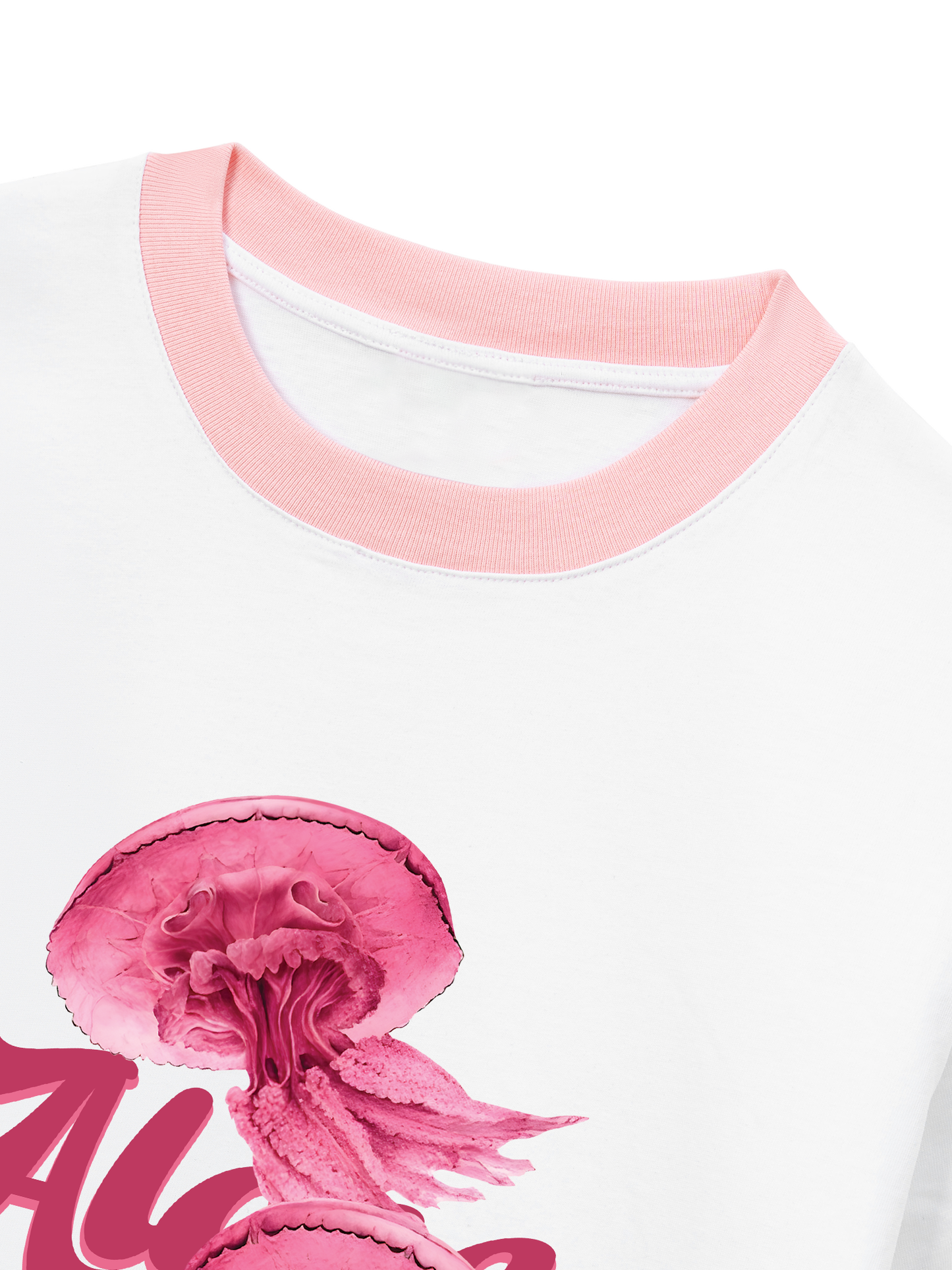Áo Thun Ringer Relaxed Fit Summer Vibes Aloha