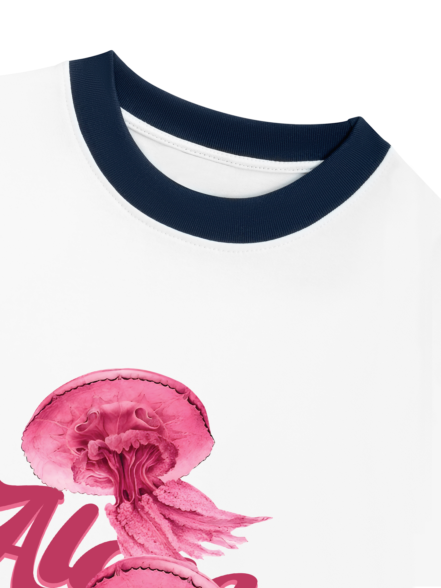 Áo Thun Ringer Relaxed Fit Summer Vibes Aloha