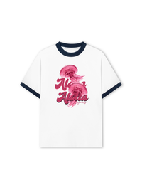 Áo Thun Ringer Relaxed Fit Summer Vibes Aloha