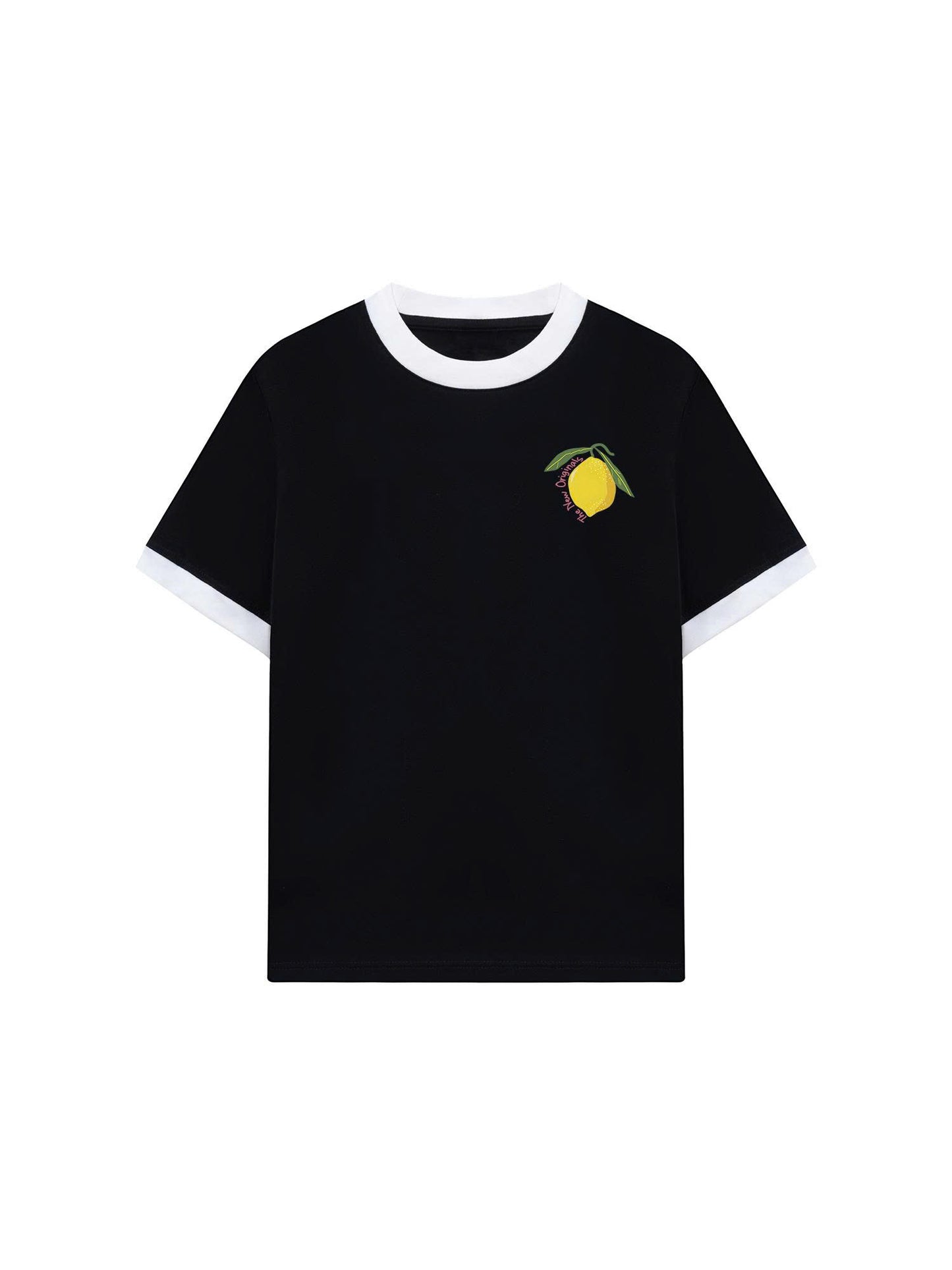 Áo Thun Ringer Relaxed Fit Summer Vibes Lemon Cello