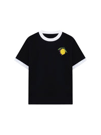 Áo Thun Ringer Relaxed Fit Summer Vibes Lemon Cello