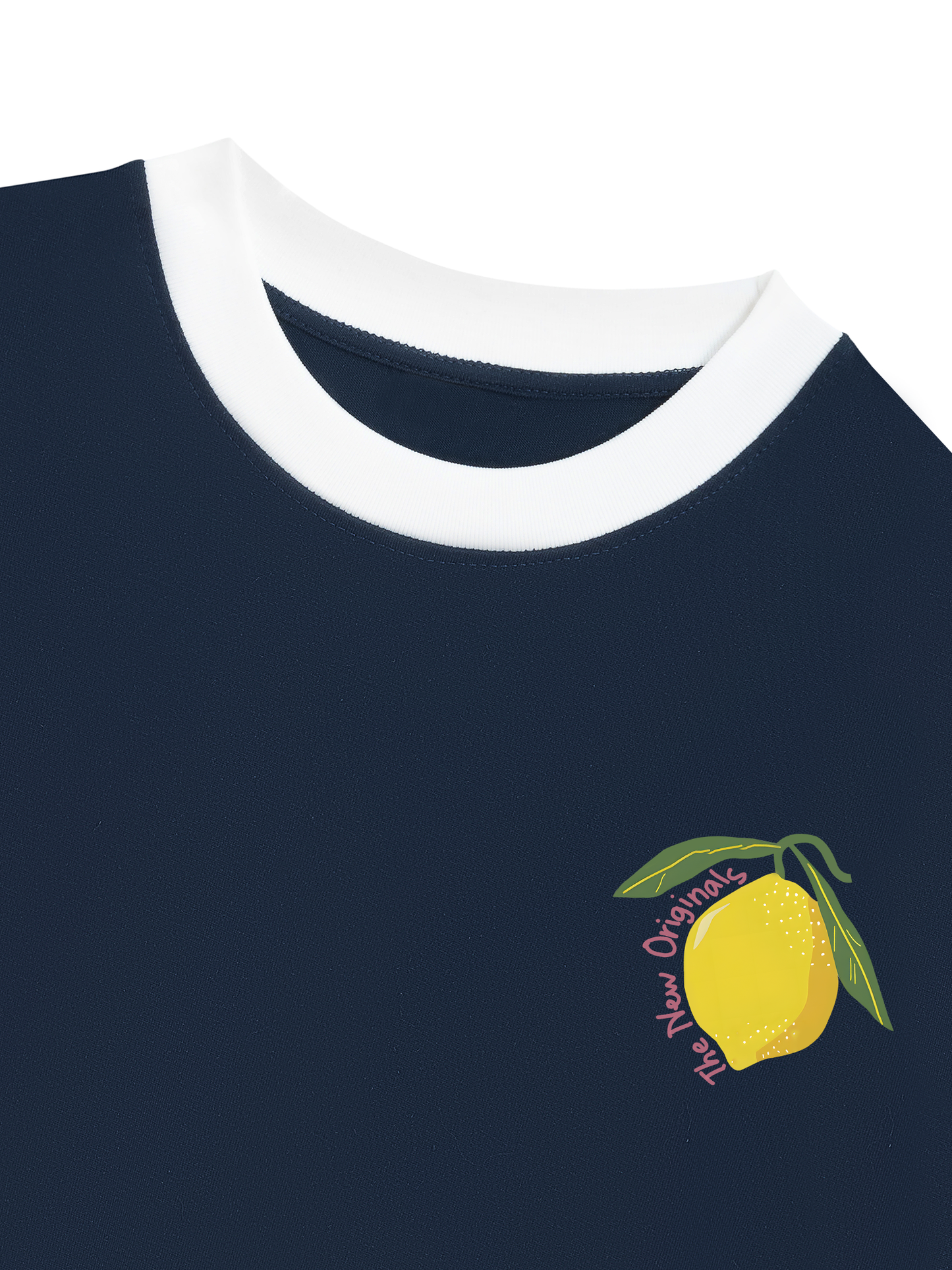 Áo Thun Ringer Relaxed Fit Summer Vibes Lemon Cello