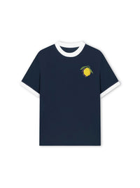 Áo Thun Ringer Relaxed Fit Summer Vibes Lemon Cello