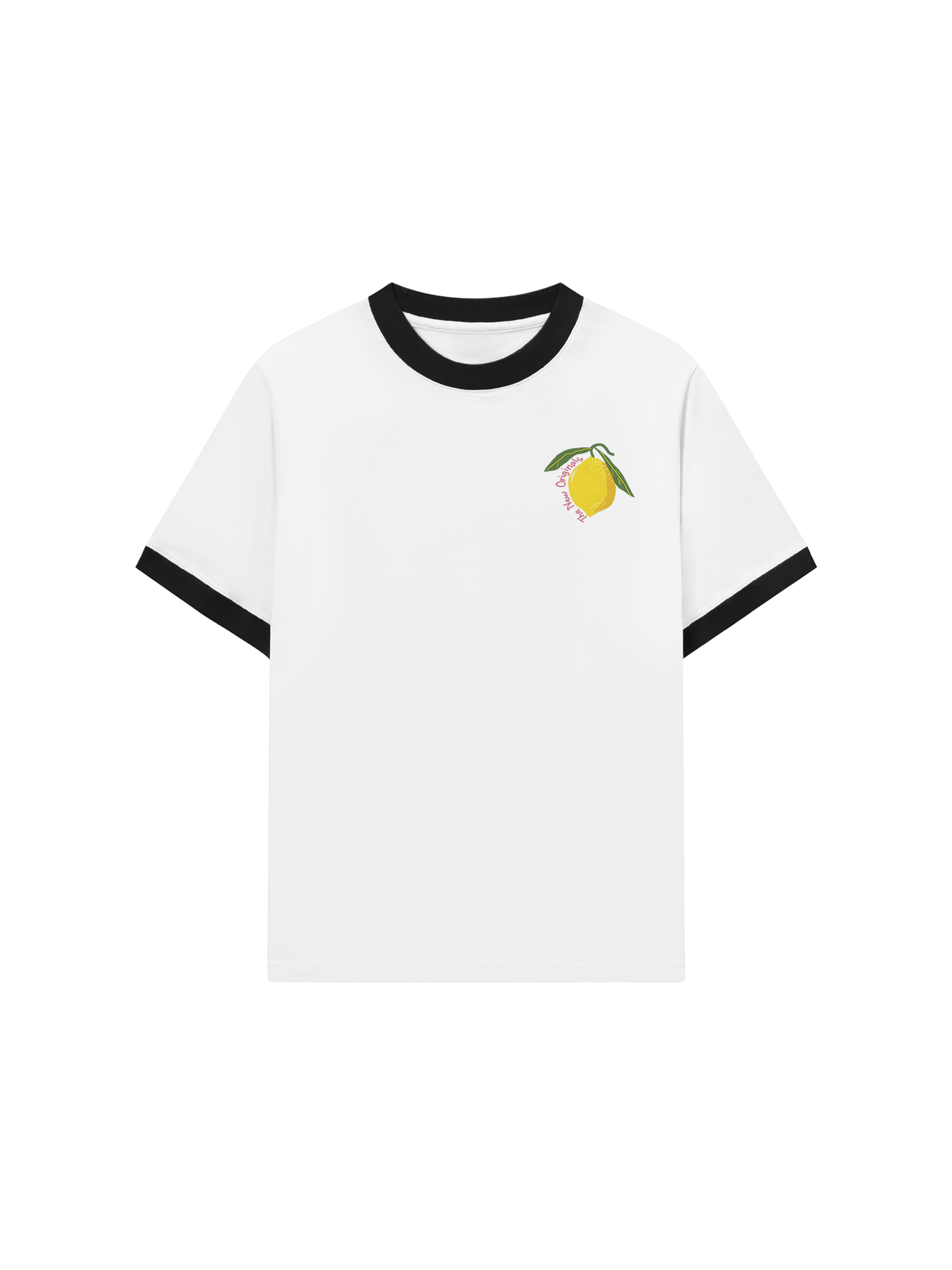 Áo Thun Ringer Relaxed Fit Summer Vibes Lemon Cello
