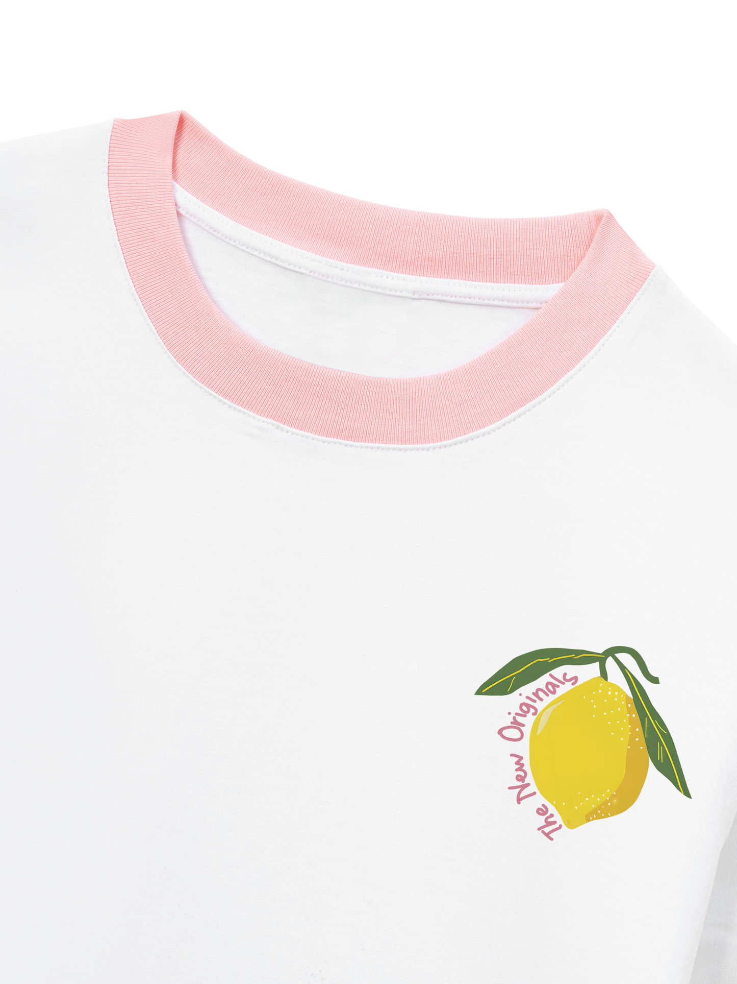 Áo Thun Ringer Relaxed Fit Summer Vibes Lemon Cello