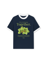 Áo Thun Ringer Relaxed Fit Summer Vibes Green Flower