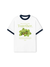Áo Thun Ringer Relaxed Fit Summer Vibes Green Flower