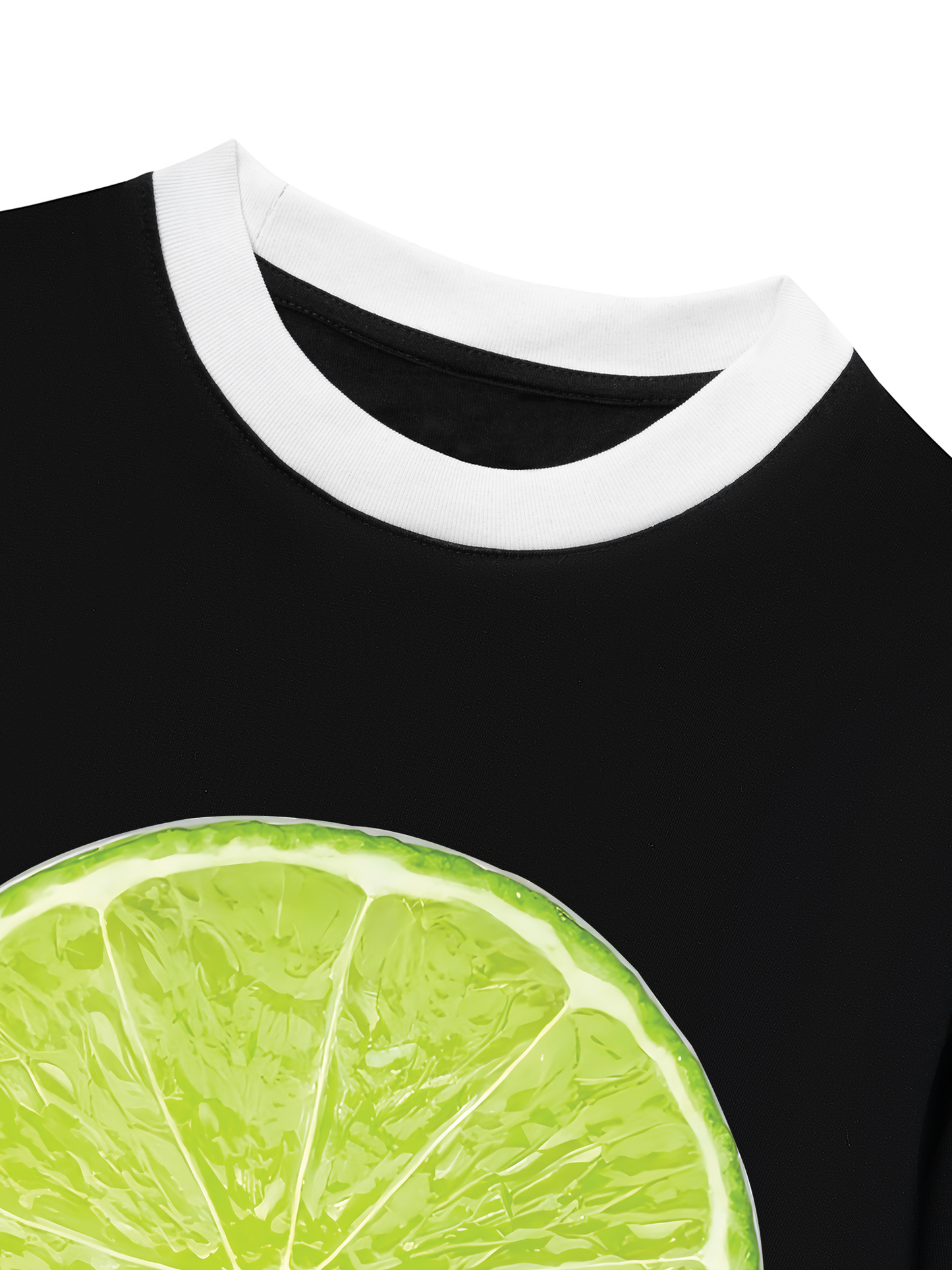 Áo Thun Ringer Relaxed Fit Summer Vibes Lemon