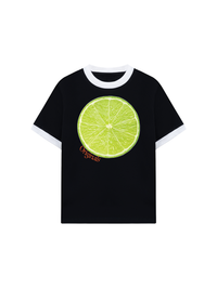 Áo Thun Ringer Relaxed Fit Summer Vibes Lemon