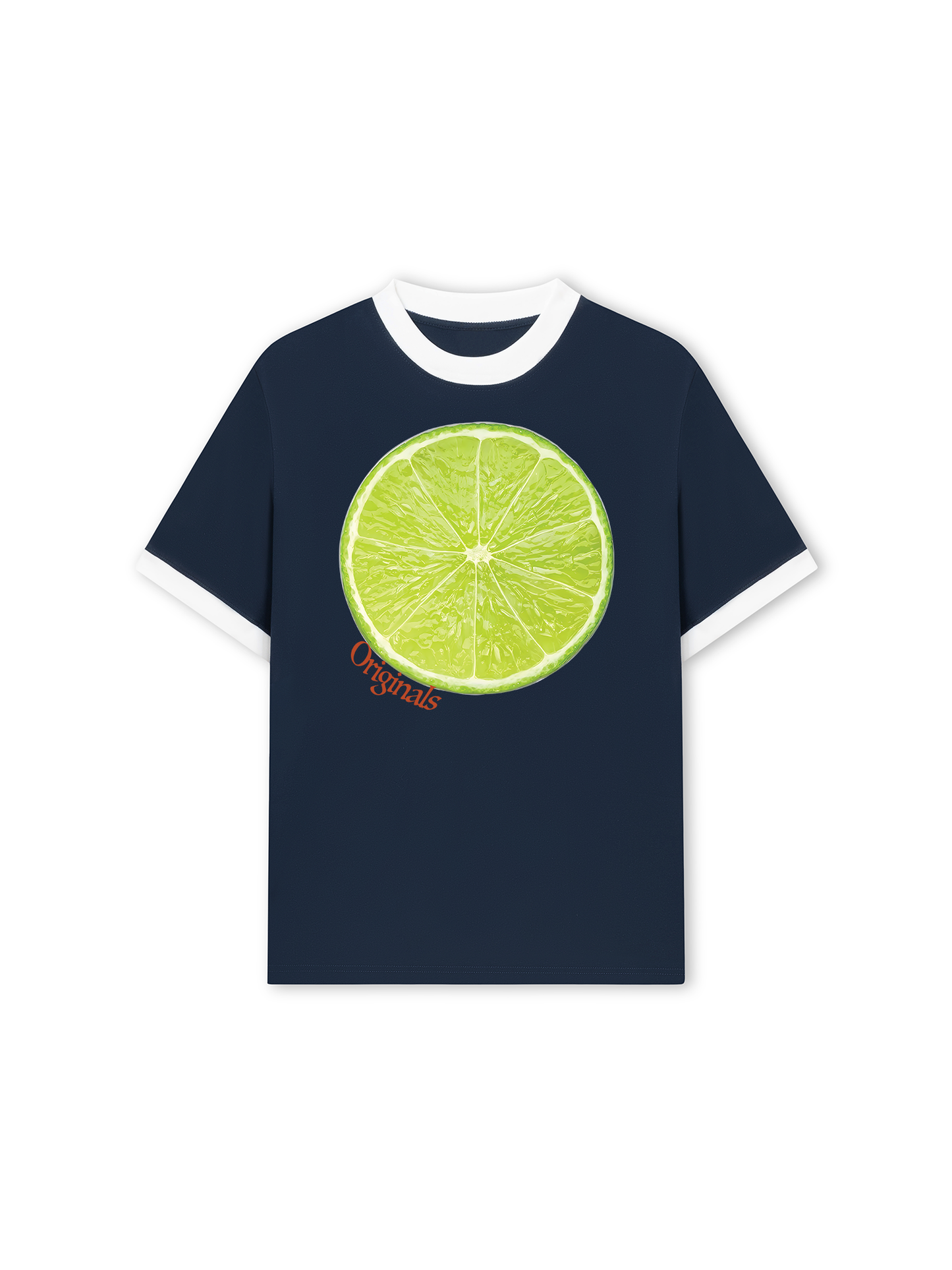 Áo Thun Ringer Relaxed Fit Summer Vibes Lemon