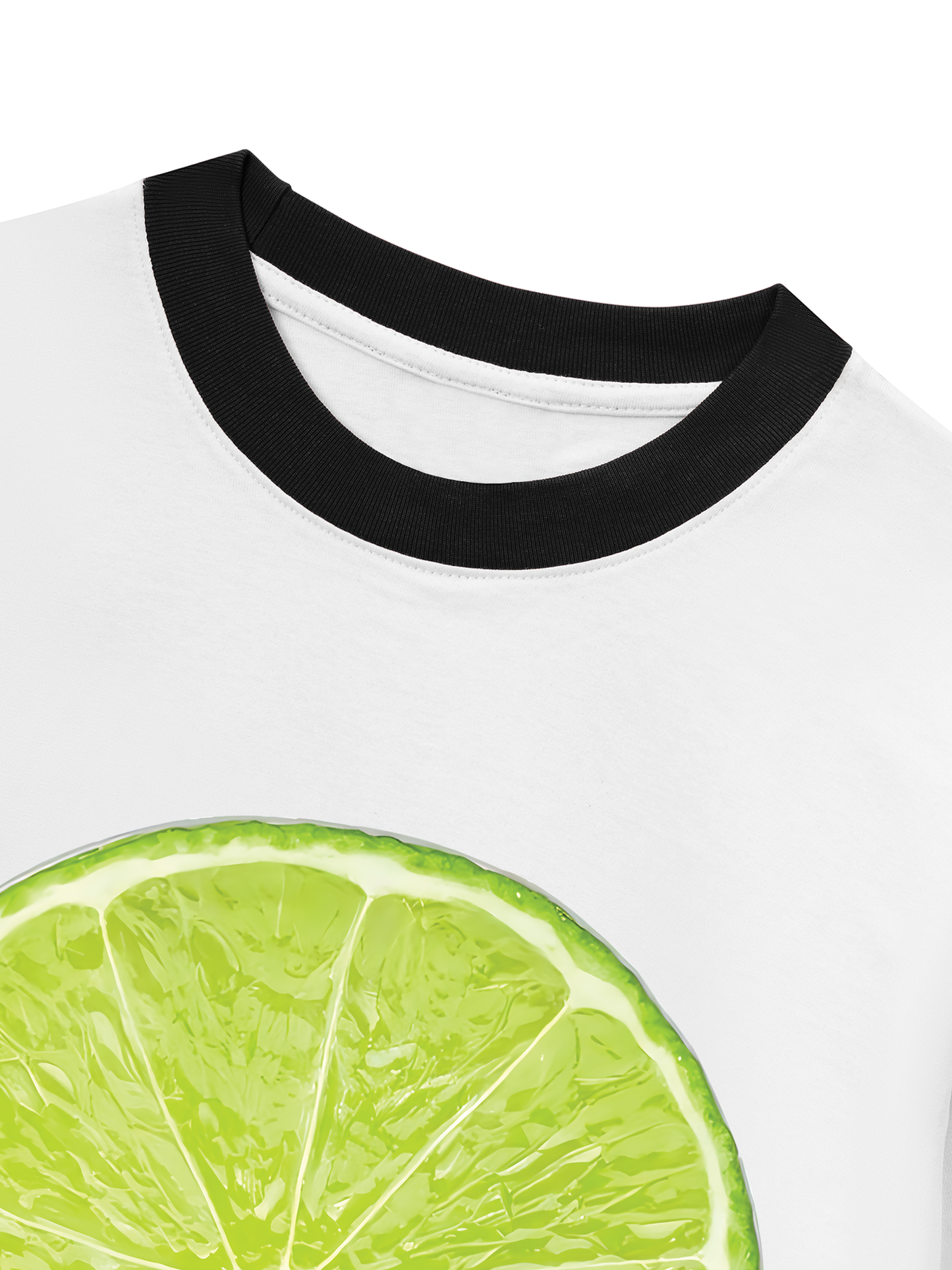 Áo Thun Ringer Relaxed Fit Summer Vibes Lemon