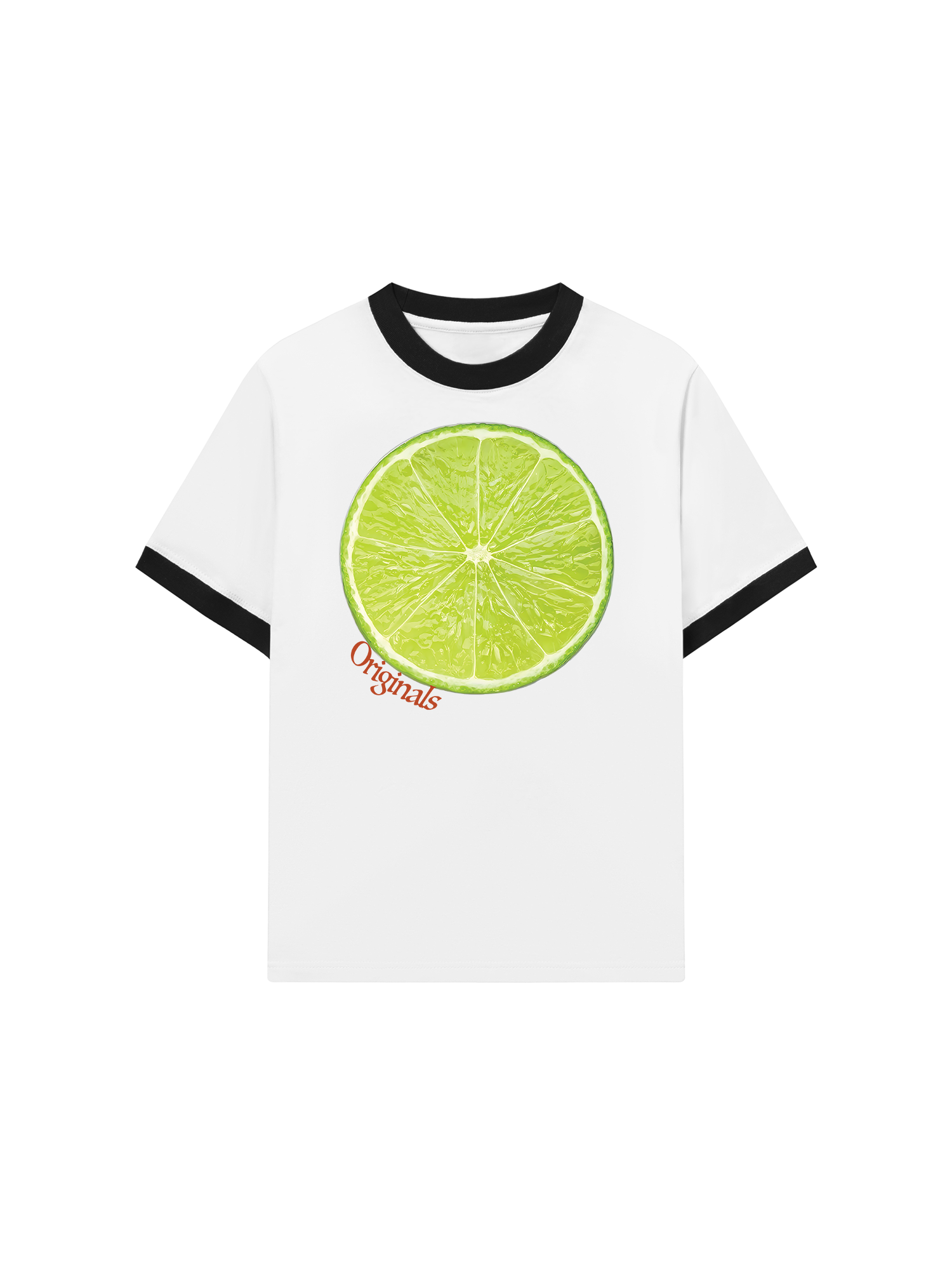 Áo Thun Ringer Relaxed Fit Summer Vibes Lemon