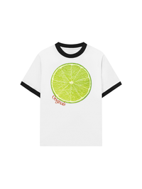 Áo Thun Ringer Relaxed Fit Summer Vibes Lemon