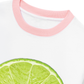 Áo Thun Ringer Relaxed Fit Summer Vibes Lemon