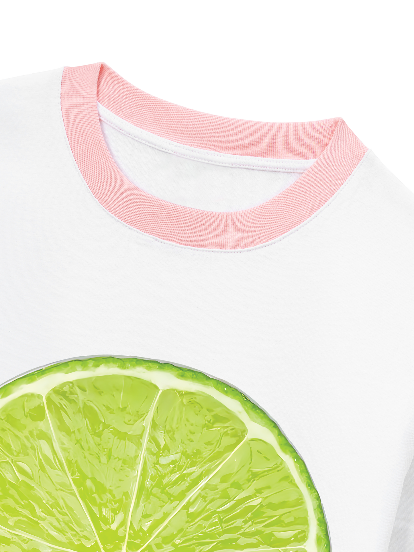 Áo Thun Ringer Relaxed Fit Summer Vibes Lemon