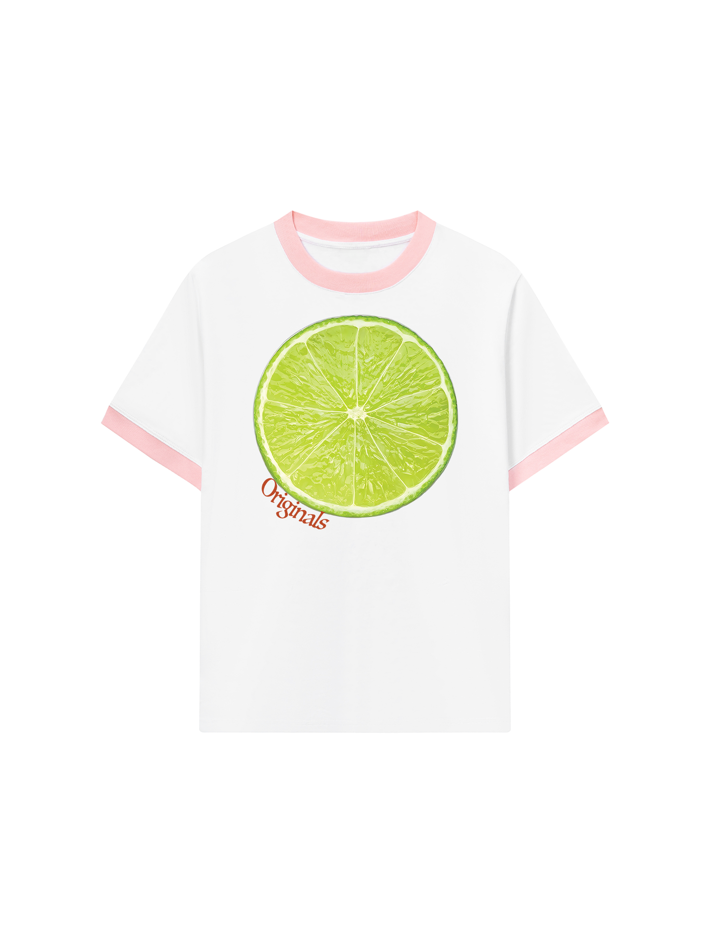 Áo Thun Ringer Relaxed Fit Summer Vibes Lemon