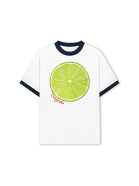 Áo Thun Ringer Relaxed Fit Summer Vibes Lemon