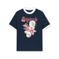 Áo Thun Ringer Relaxed Fit Summer Vibes Pink Girl Beachy