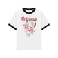 Áo Thun Ringer Relaxed Fit Summer Vibes Pink Girl Beachy