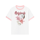 Áo Thun Ringer Relaxed Fit Summer Vibes Pink Girl Beachy