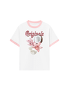 Áo Thun Ringer Relaxed Fit Summer Vibes Pink Girl Beachy