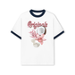 Áo Thun Ringer Relaxed Fit Summer Vibes Pink Girl Beachy