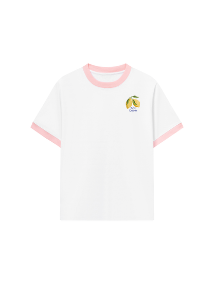 Áo Thun Ringer Relaxed Fit Summer Vibes Amalfi Limone