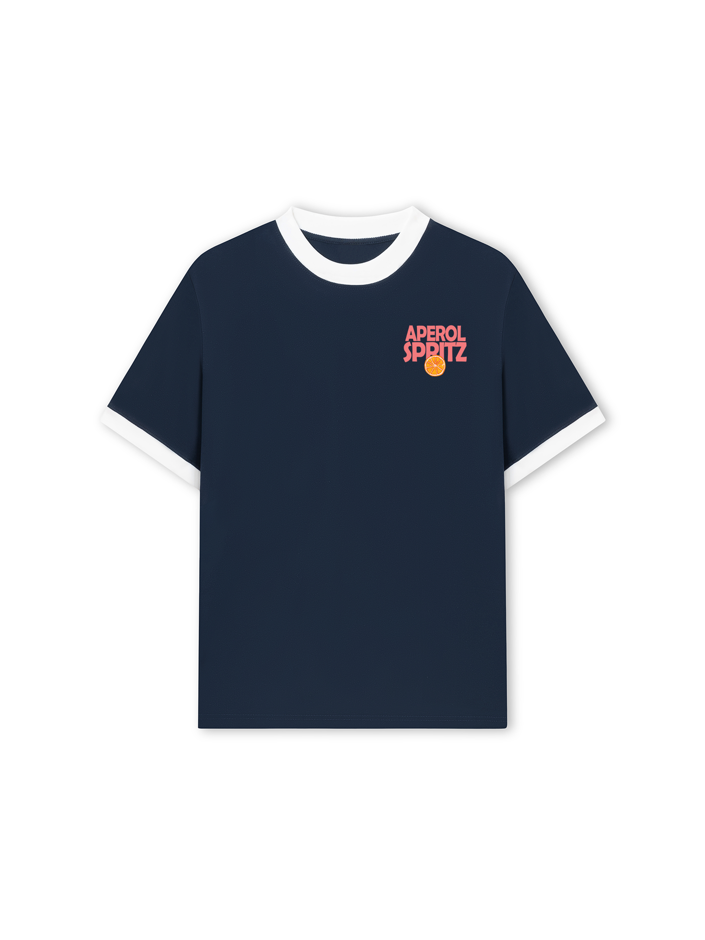 Áo Thun Ringer Relaxed Fit Summer Vibes Aperol Spritz