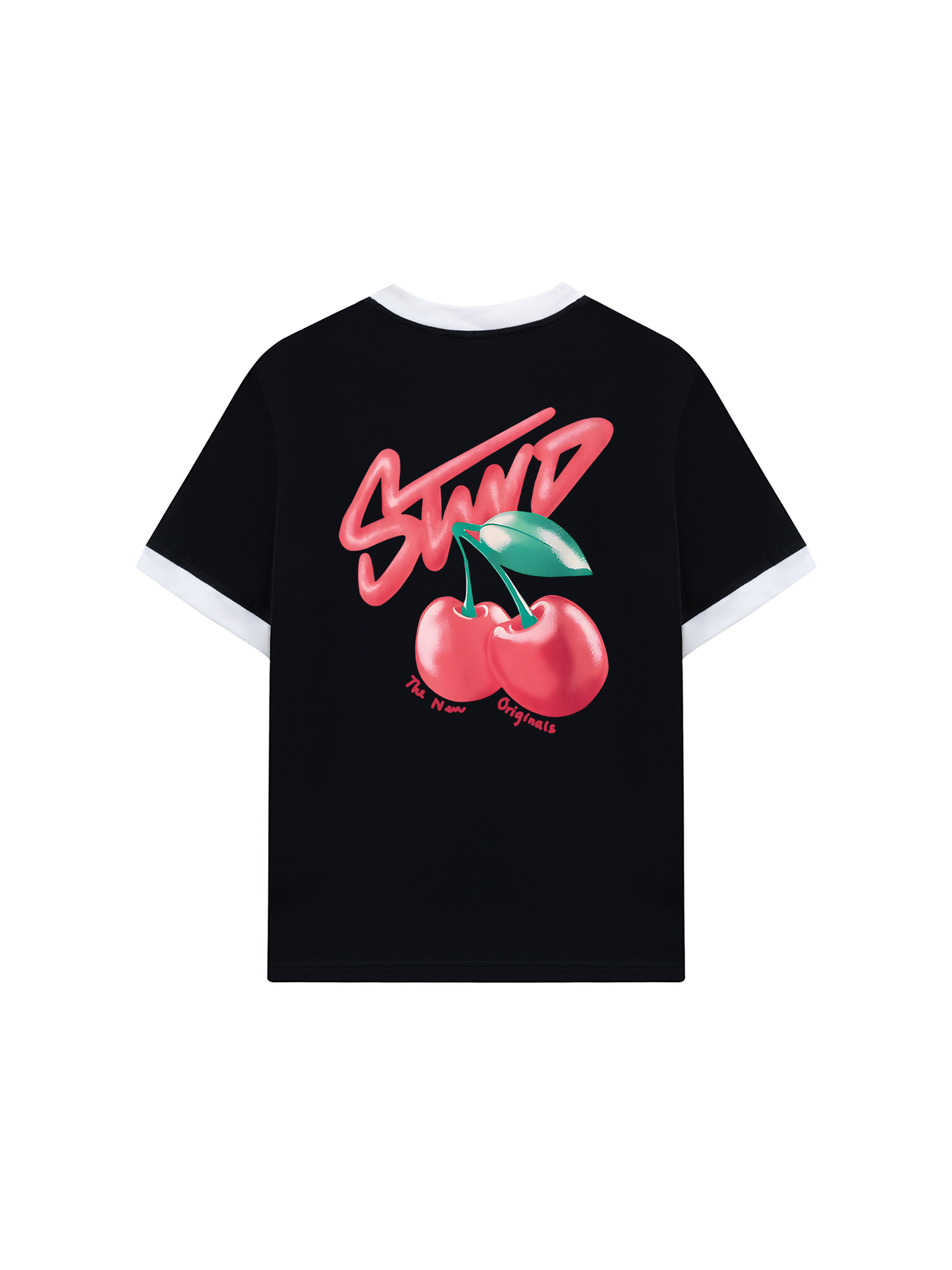 Áo Thun Ringer Relaxed Fit Summer Vibes Berry Stwd