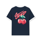 Áo Thun Ringer Relaxed Fit Summer Vibes Berry Stwd