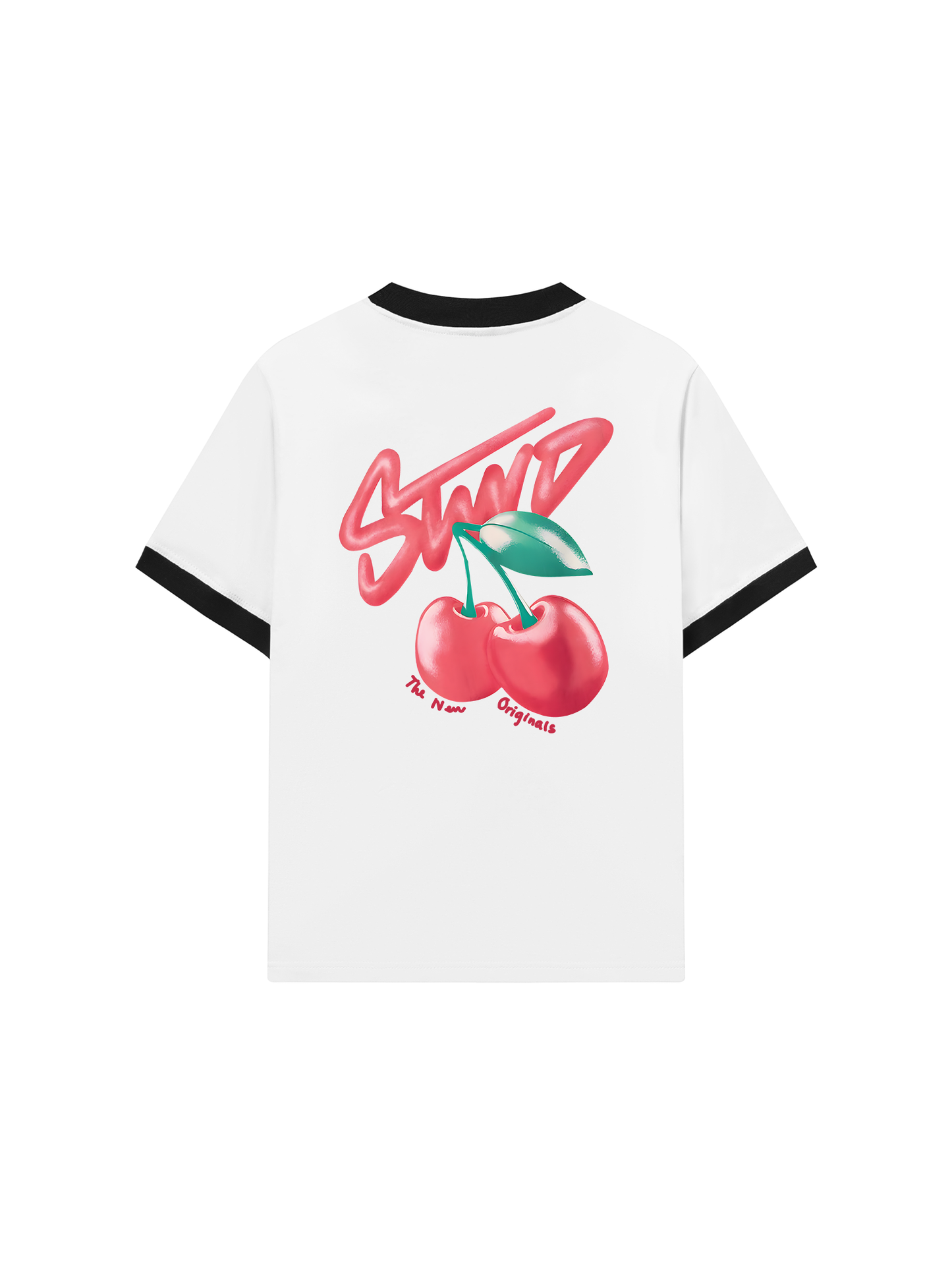 Áo Thun Ringer Relaxed Fit Summer Vibes Berry Stwd
