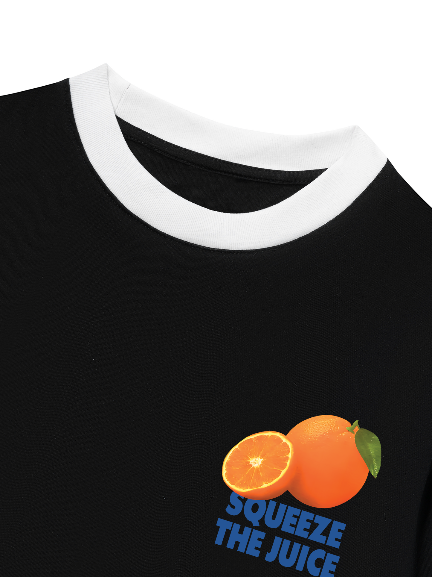 Áo Thun Ringer Relaxed Fit Summer Vibes Orranges Juice
