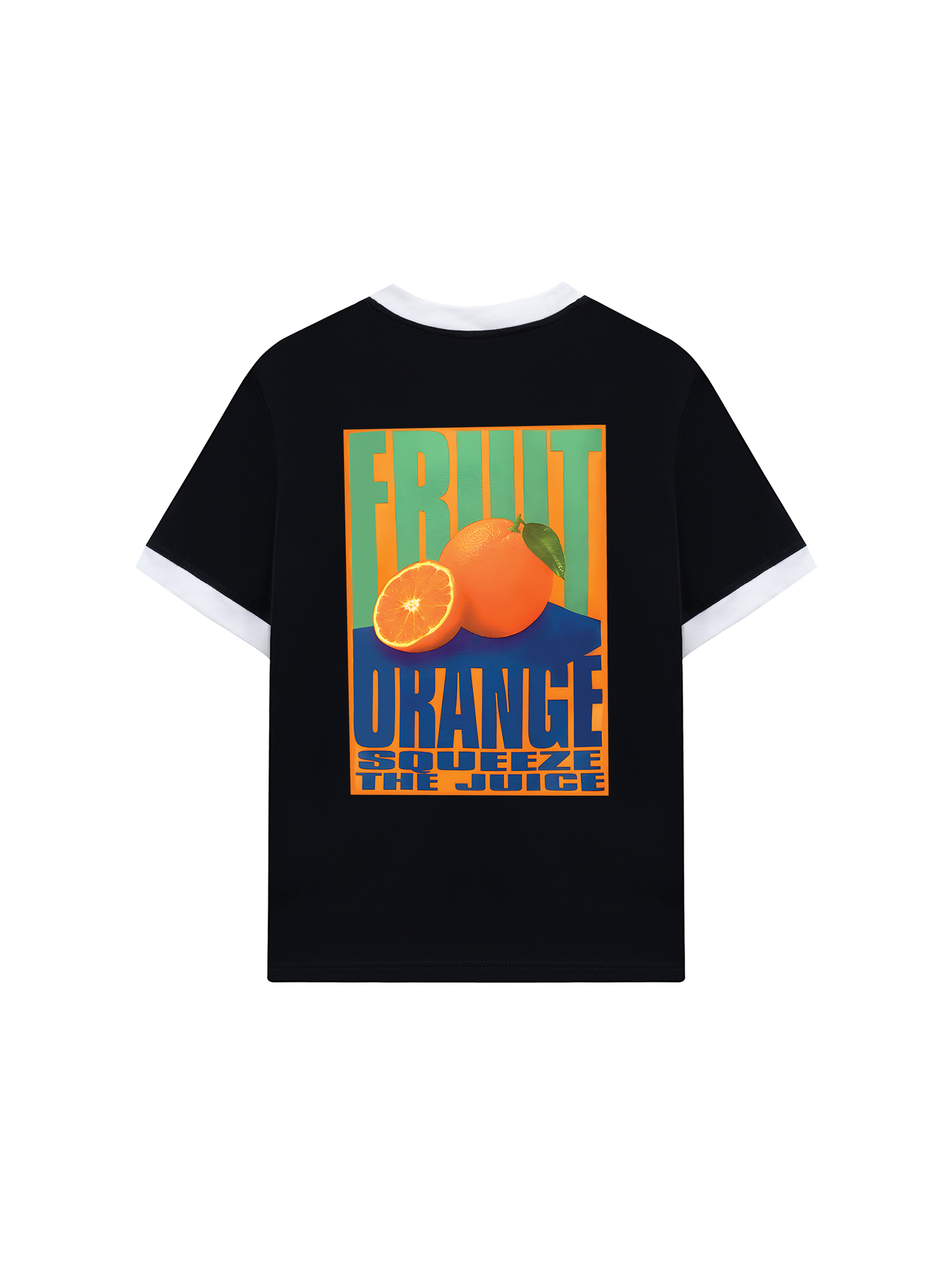 Áo Thun Ringer Relaxed Fit Summer Vibes Orranges Juice