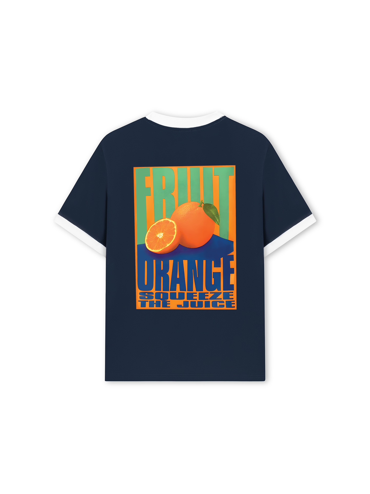 Áo Thun Ringer Relaxed Fit Summer Vibes Orranges Juice