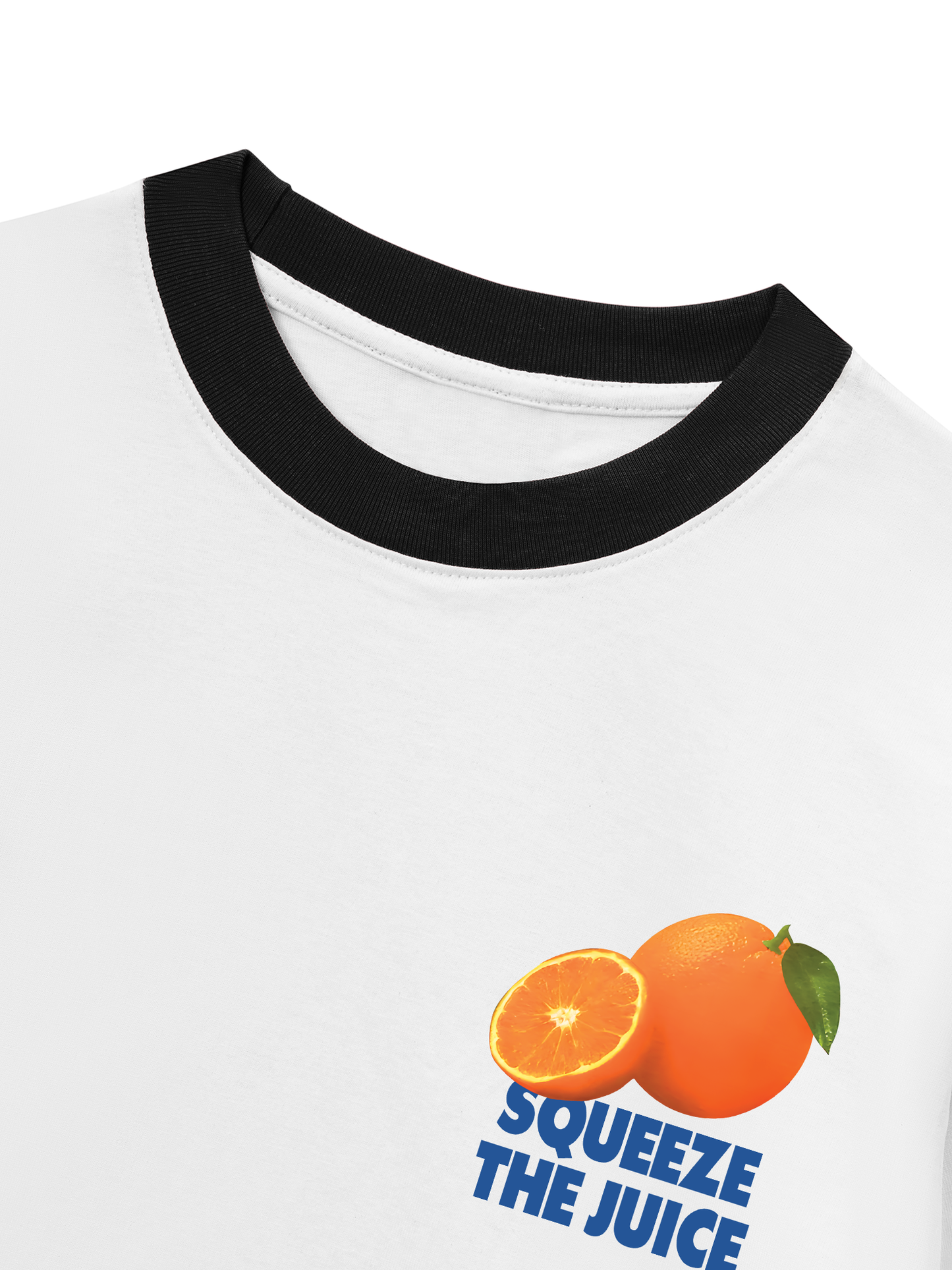 Áo Thun Ringer Relaxed Fit Summer Vibes Orranges Juice