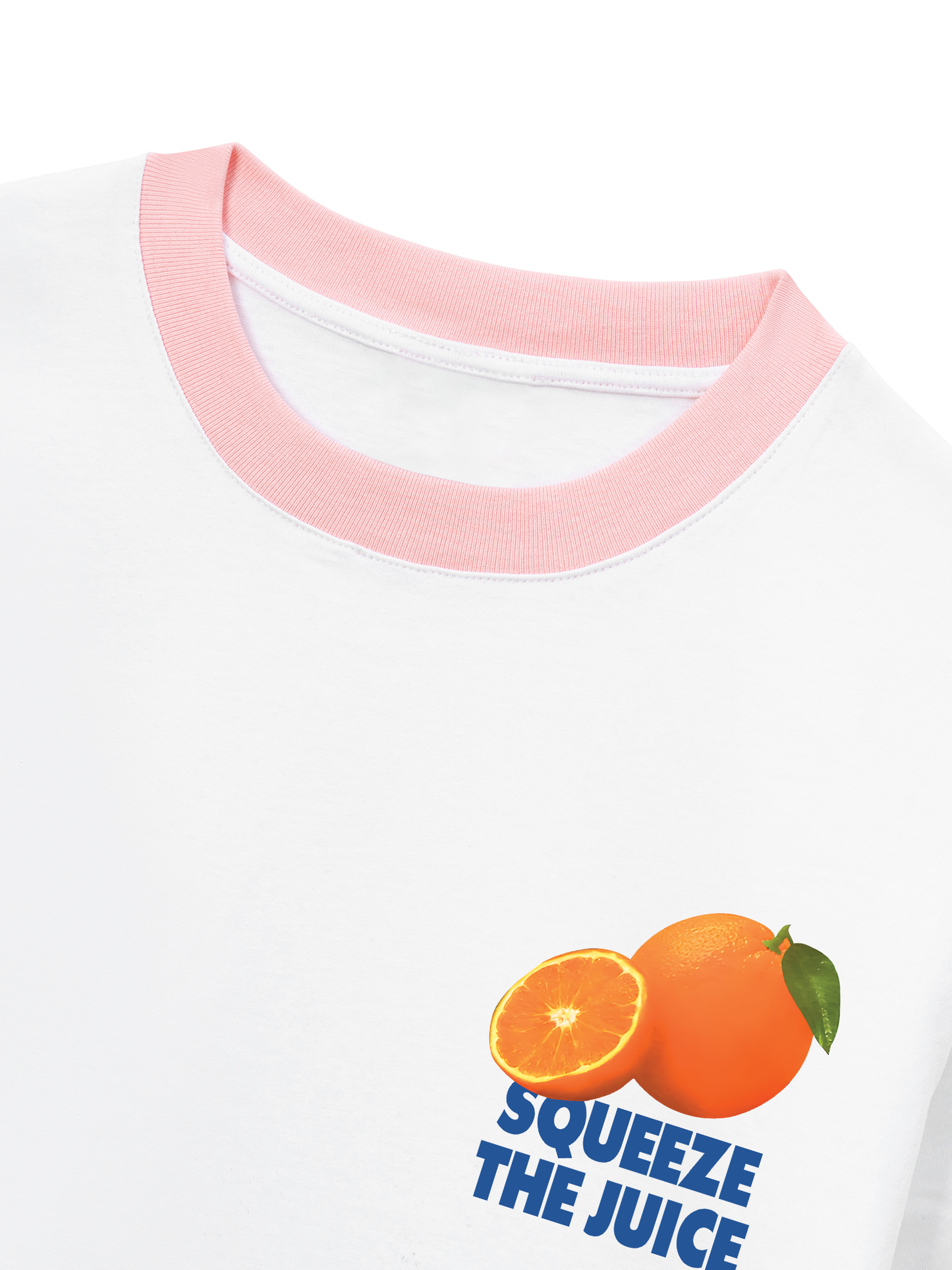 Áo Thun Ringer Relaxed Fit Summer Vibes Orranges Juice