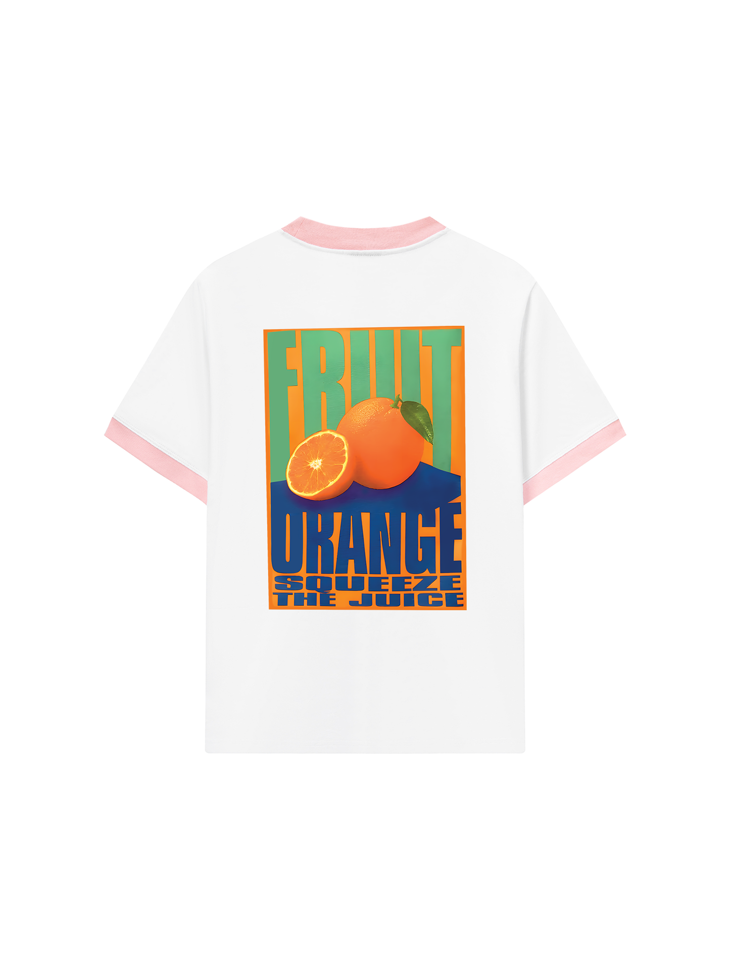 Áo Thun Ringer Relaxed Fit Summer Vibes Orranges Juice