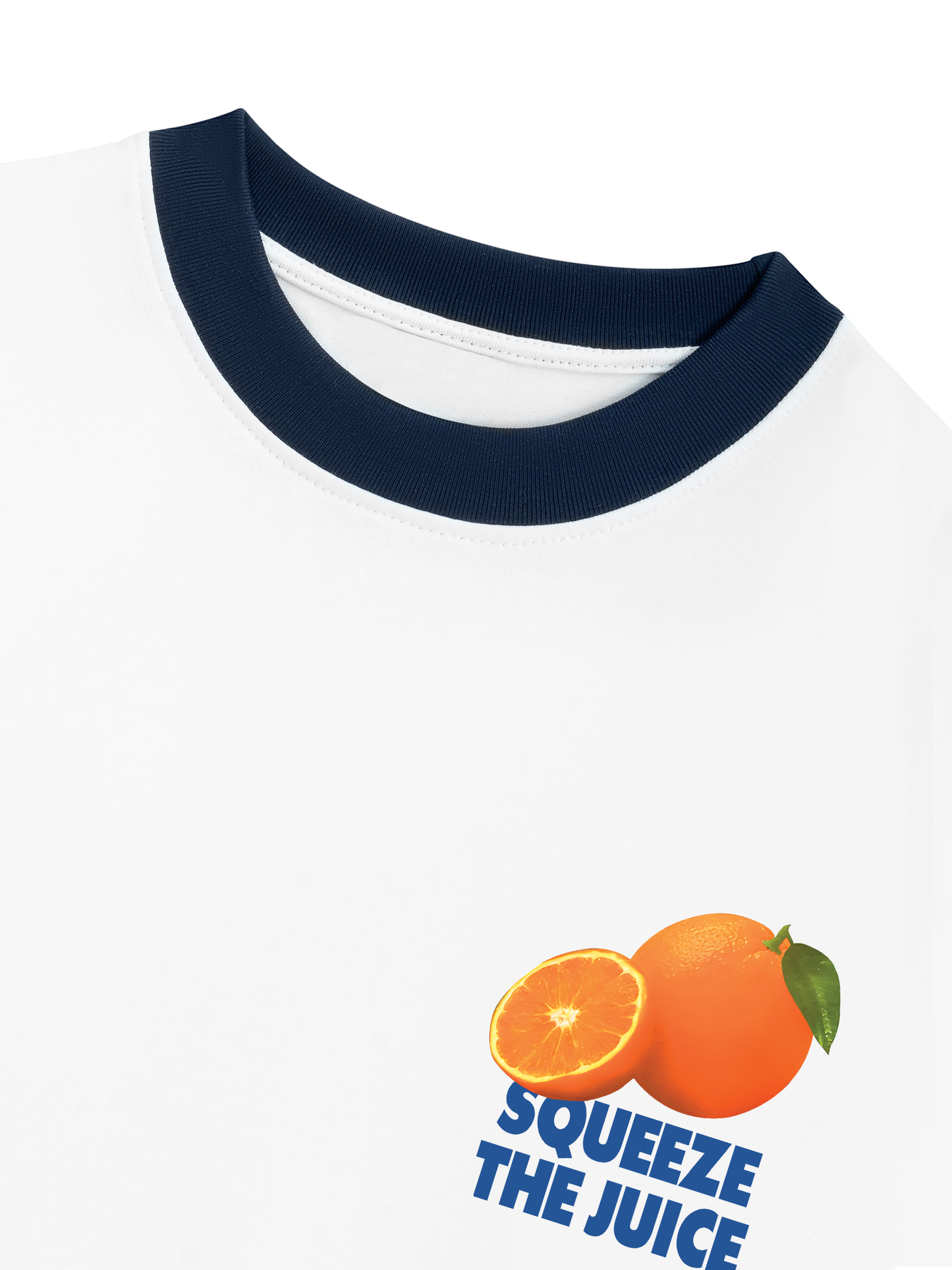 Áo Thun Ringer Relaxed Fit Summer Vibes Orranges Juice
